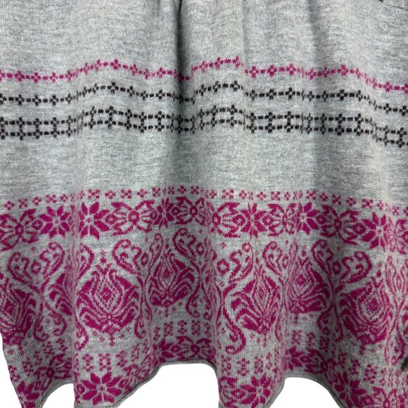 The North Face Knit Wool Blend Pullover Sweater Large Nordic Gray Baby Doll - Picture 6 of 9